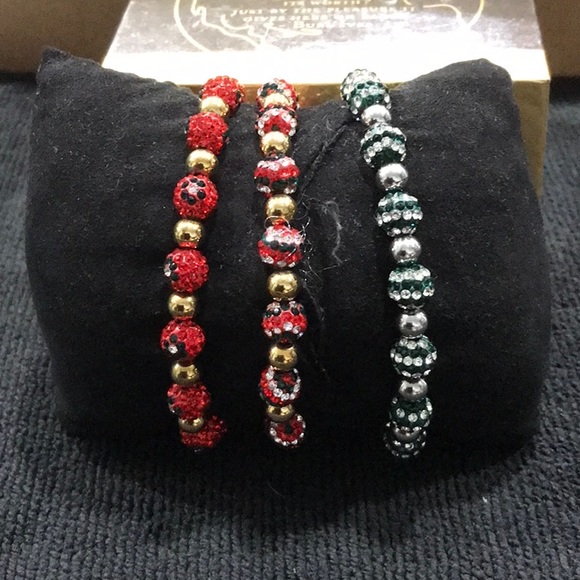 Retired Rustic Cuff Emerson Christmas set of braclets - Picture 3 of 3